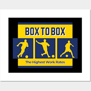 Sport Soccer Design | Box To Box Soccer Player Posters and Art